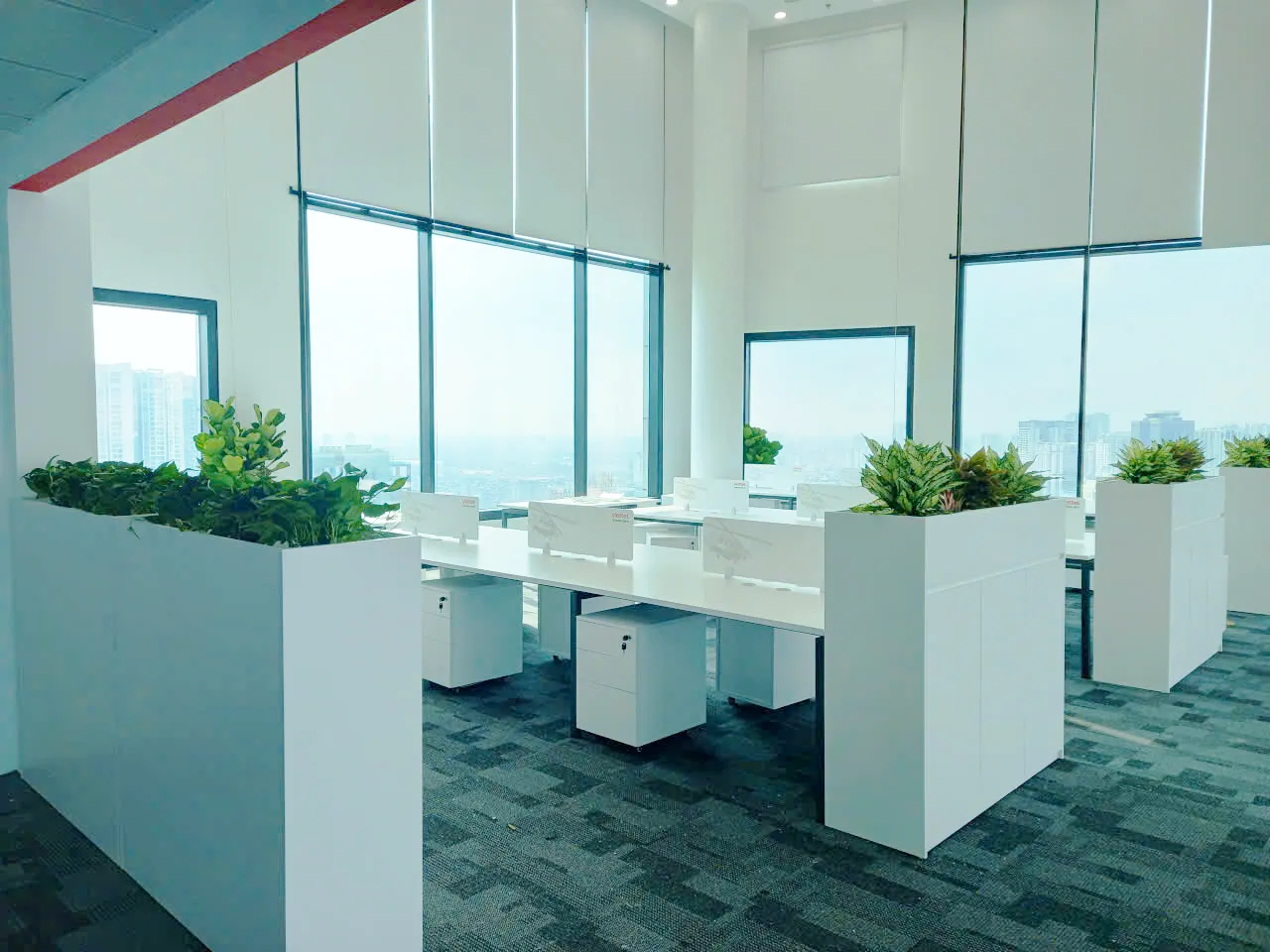 Dự án thiết kế cây cảnh văn phòng tại tòa nhà Vinacomin Tower tại Cầu Giấy Hà Nội Green Homes